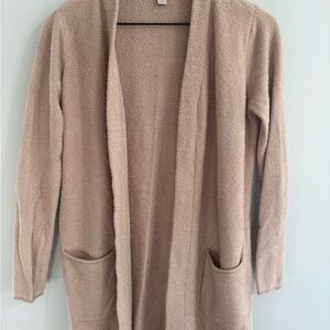Barefoot Dreams CozyChic Lite Long Cardigan - NOWCL1327 - Tan/Bisque - Size S